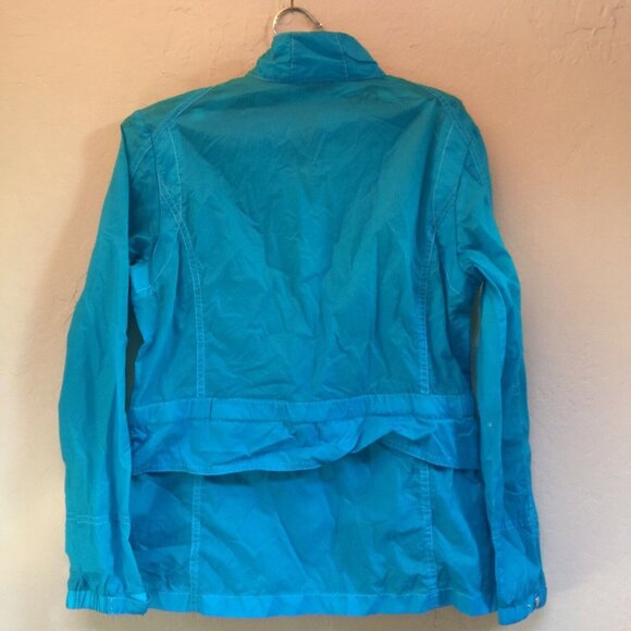 Lancetti Golf Milano Jacket Womens Lightweight Athletic Size 90-165 Blue Zip Up - Picture 2 of 8